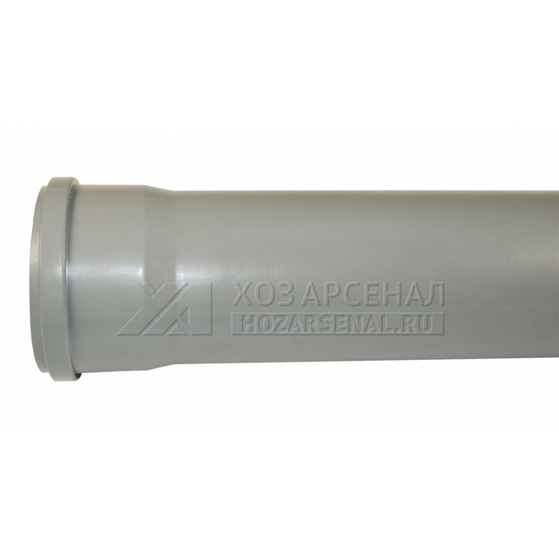 канализационная с раструбом полипропиленовая d-110 мм L-50 см (2,7мм)