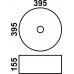 Керамическая раковина для ванной MLN-5004GP-3