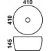 Керамическая раковина для ванной MLN-J2071